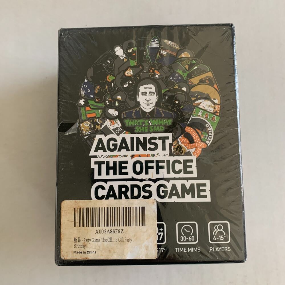Against The Office Cards Game- That's What She Said Brand New